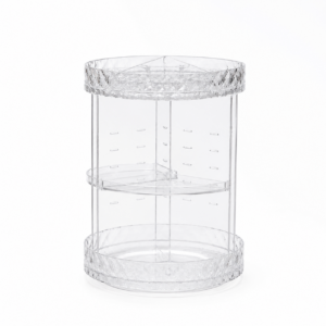 Organizador de Maquillaje Acrílico Giratorio de 3 Niveles