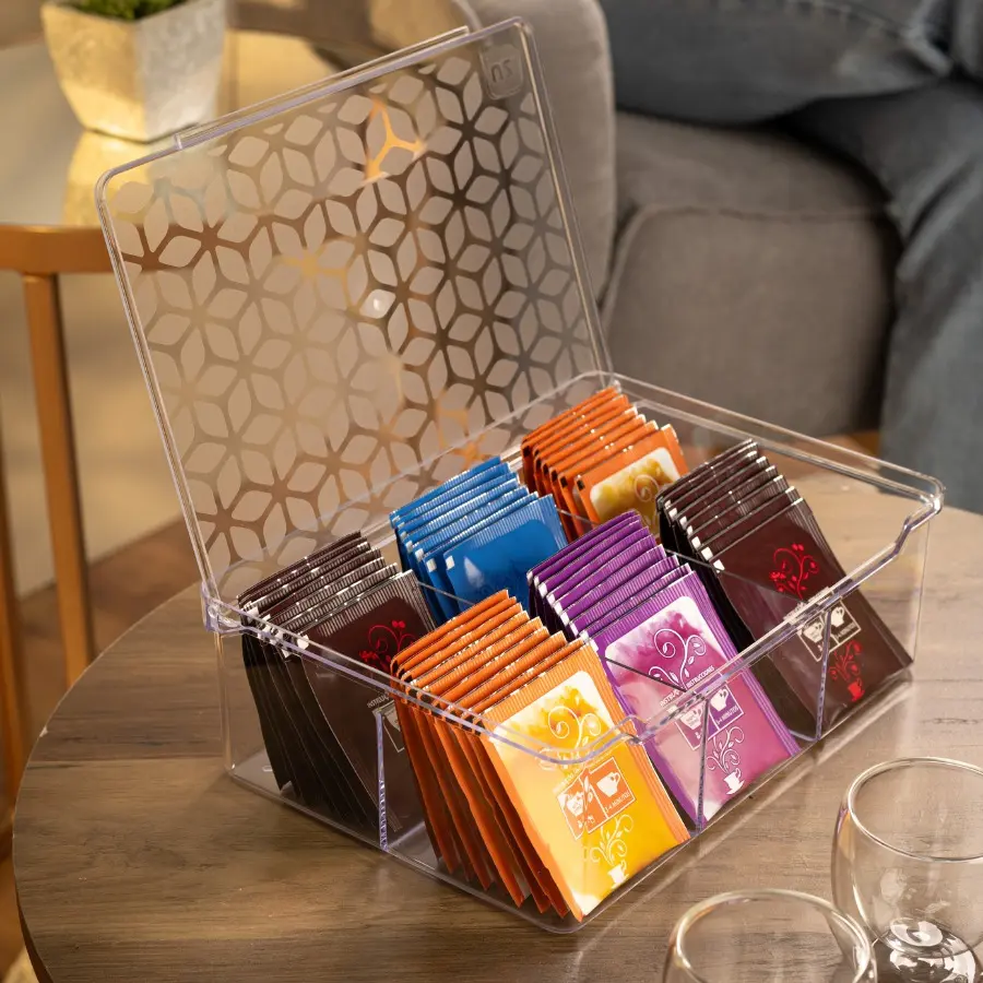 Organizador Acrílico Premium para Sobres de Té y Endulzantes - Image 3