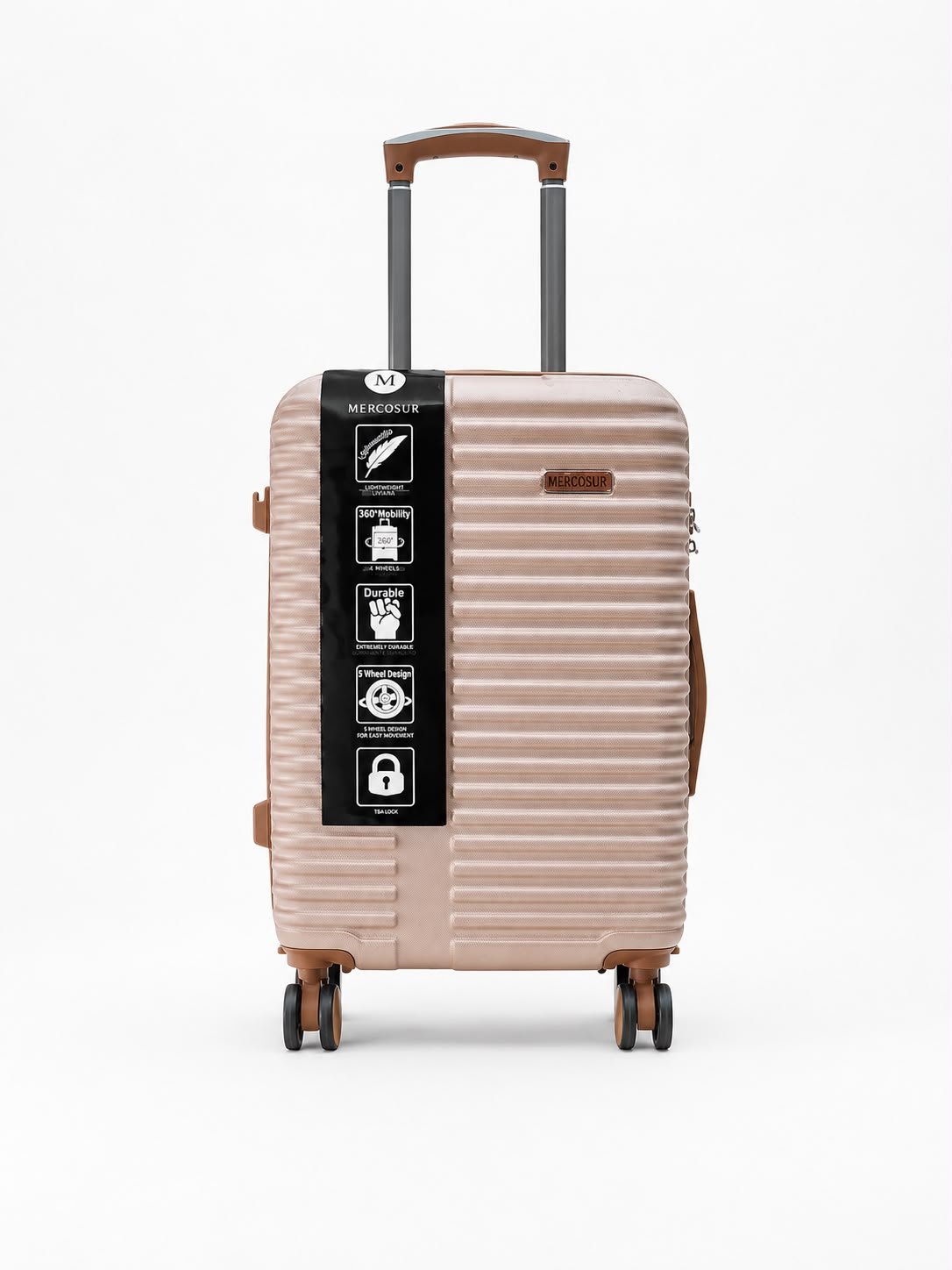 Maleta de Viaje Mercosur Rose Gold Premium (10 Kg)