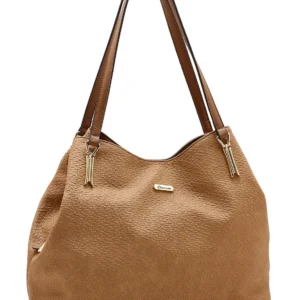 Cartera Bolso de Hombro Chenson para Mujer Beige Texturizado